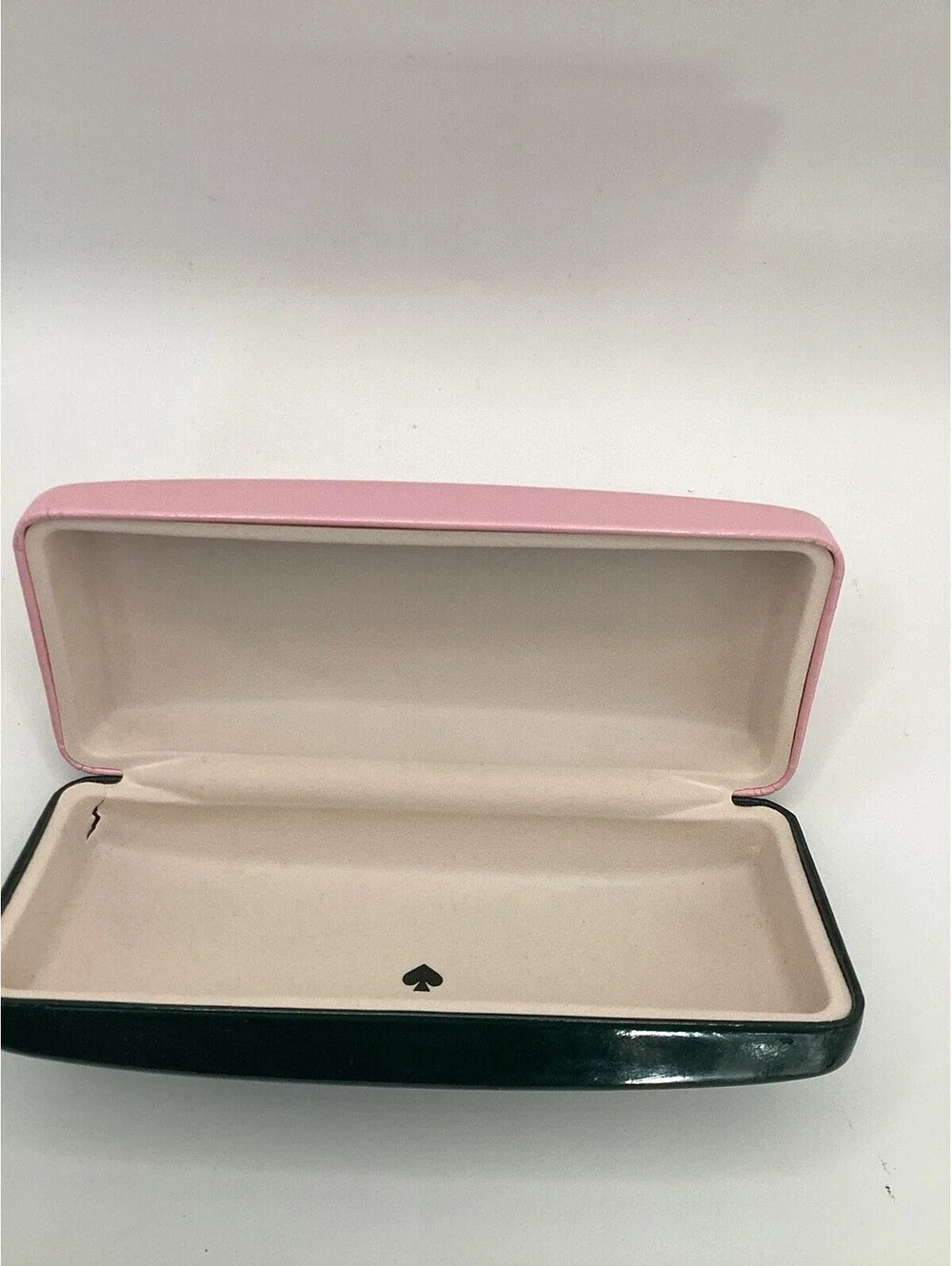Kate Spade Pink/Green Clam Shell Eyeglass Case